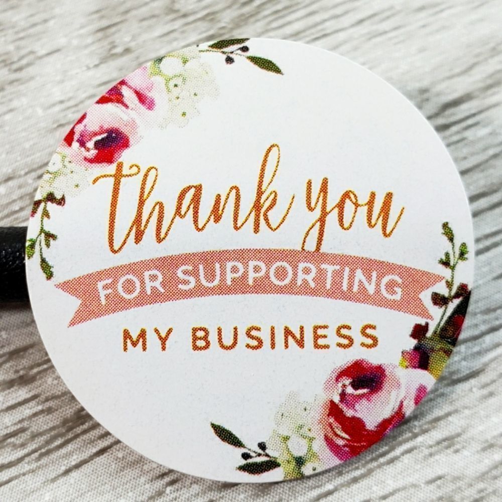 8/$20 100ct Thank You Stickers Round 1" Labels